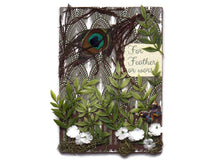 Load image into Gallery viewer, Greeting Card, Peacock Feather Motif