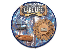 Load image into Gallery viewer, Greeting Card, Lake Life Blue Card Fishing