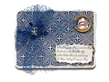 Load image into Gallery viewer, Greeting Card, Nautical, Original Poem Swarovski Crystals
