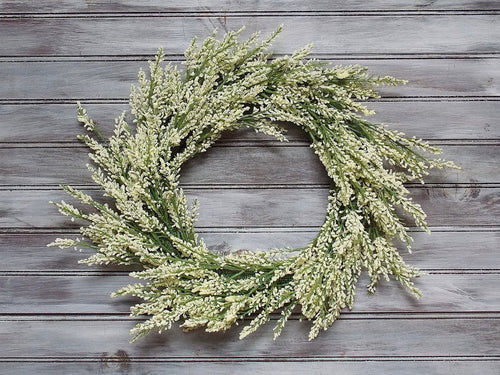 Medium Size Green Metal Wreath