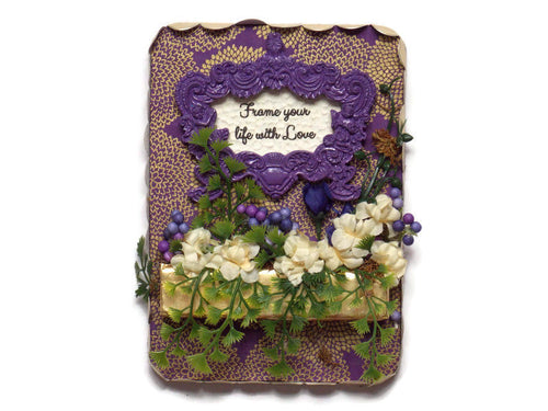Greeting Card Purple Love