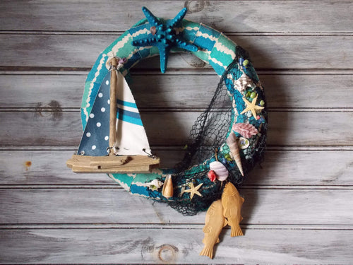 Indoor Summer Nautical Wreath