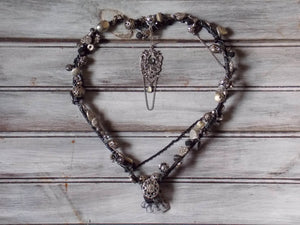 Wire Heart Victorian Wall Decor