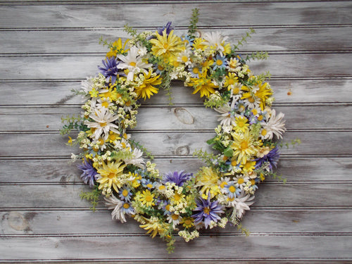 Summer Flowers Wreath